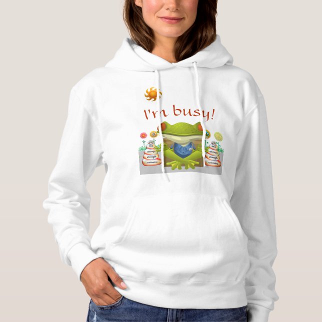 Frosch Hoodie (Vorderseite)