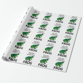 Frosch, ich nehme nur einen Sprung Frosch Geschenkpapier