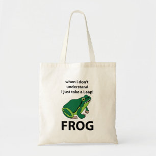 Frosch, ich nehme nur einen Sprung Frosch Tragetasche
