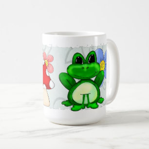 Frosch im Frühling Kaffeetasse