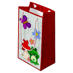 Frosch im Frühling Kleine Geschenktüte