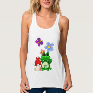 Frosch im Frühling Tank Top
