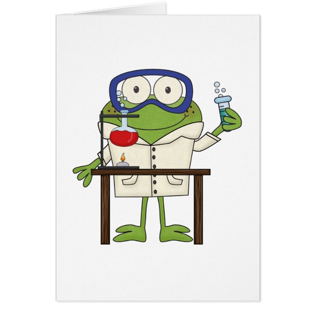 Frosch im Wissenschafts-Labrador (Vorne)