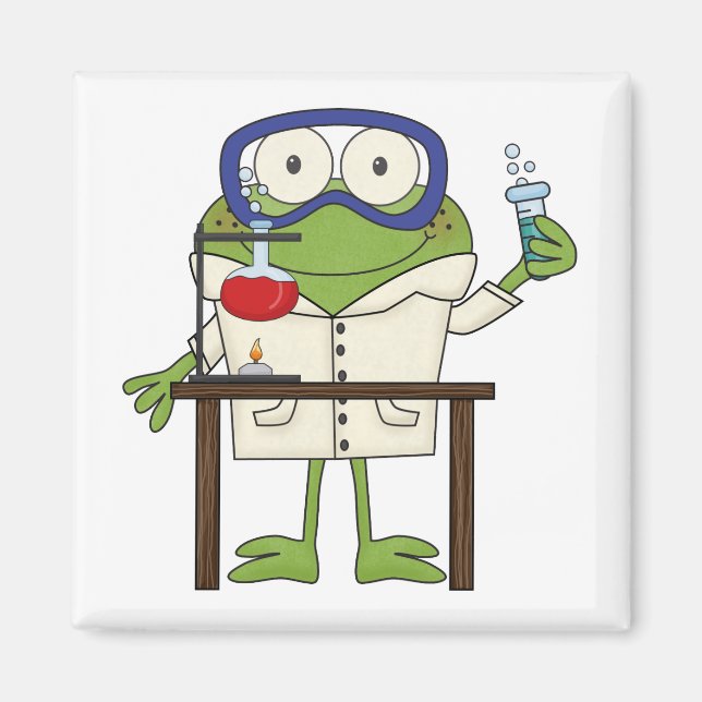 Frosch im Wissenschafts-Labrador Magnet (Vorne)
