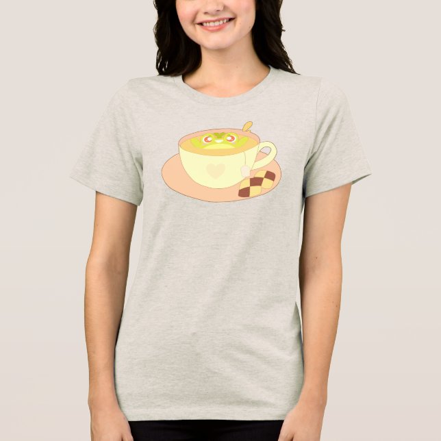 Frosch in der Tasse Tee (Vorderseite)