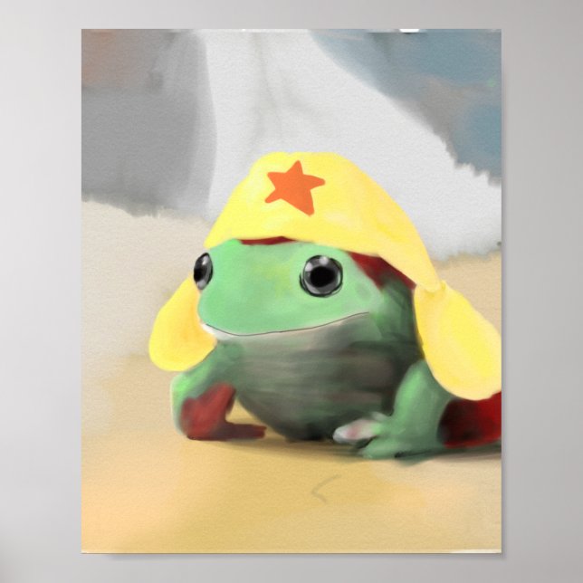 Frosch in diesem Poster (Vorne)