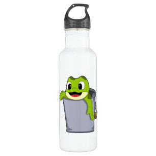 Frosch in Eimer Edelstahlflasche