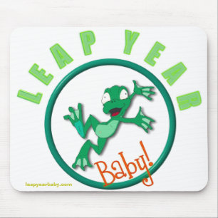 Frosch in einem Kreis, leapyearbaby.com Mousepad