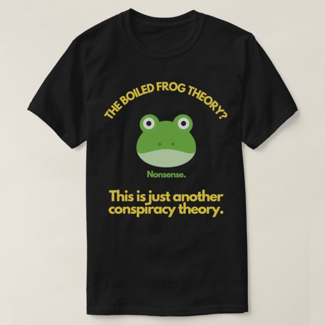 Frosch in kochendem Wasser T-Shirt (Design vorne)