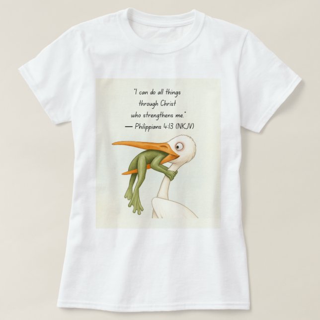 Frosch in Not Damen T-Shirt (Design vorne)