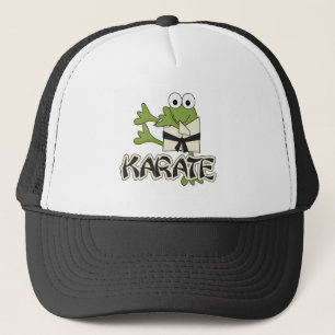 Frosch-Karate-T-Shirts und Geschenke Truckerkappe