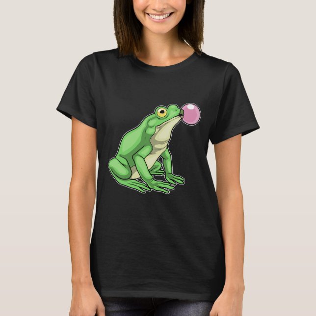 Frosch Kaugummi T-Shirt (Vorderseite)