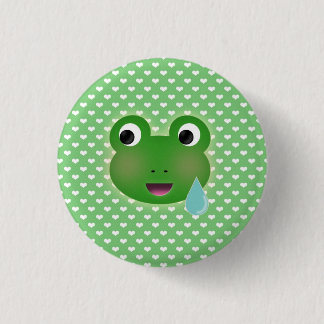 Frosch Kawaii Button