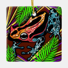 Frosch-Keramik Keramikornament