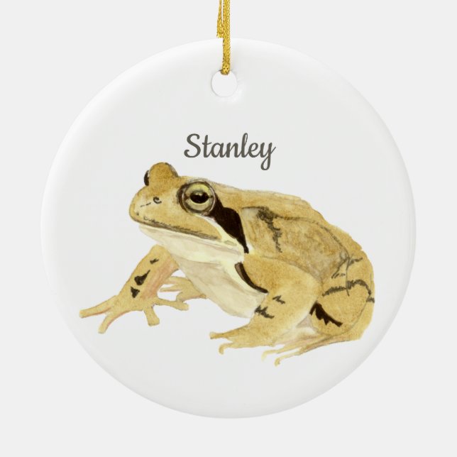 Frosch Keramik Ornament (Hinten)