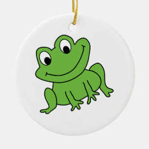 Frosch Keramik Ornament