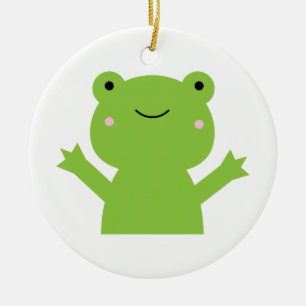 Frosch Keramikornament