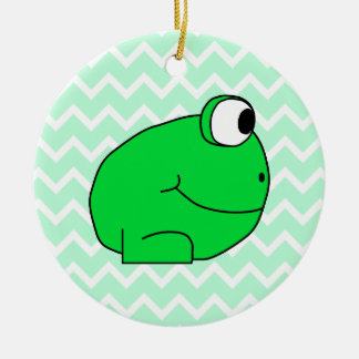 Frosch Keramikornament