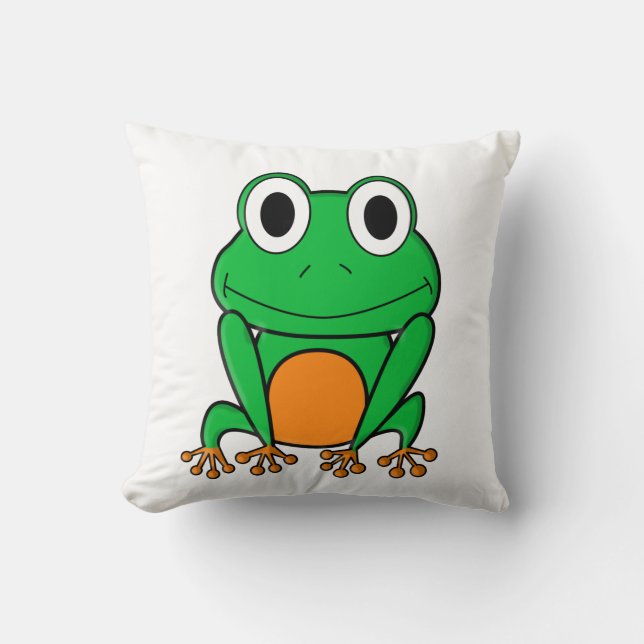 Frosch Kissen (Vorderseite)