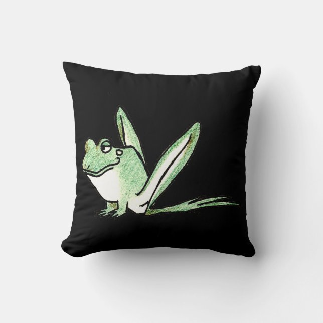 Frosch Kissen (Vorderseite)