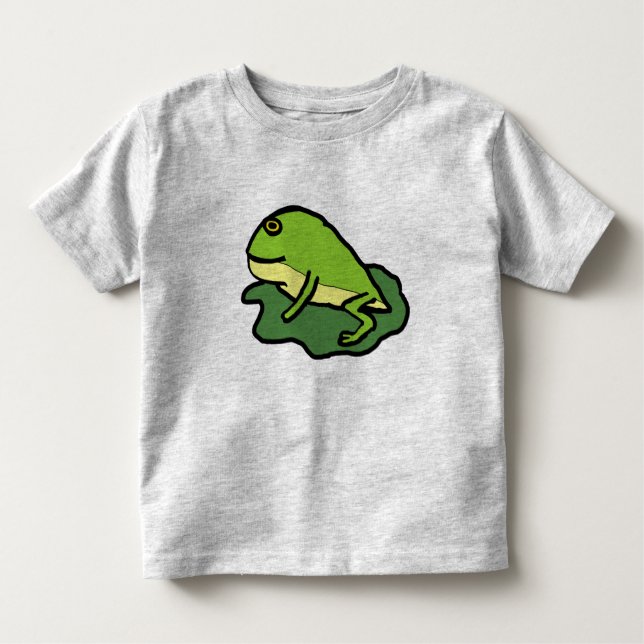 Frosch Kleinkind T-shirt (Vorderseite)
