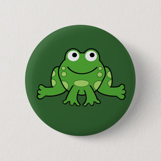 Frosch-Knöpfe Button (Vorderseite)