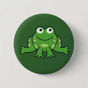 Frosch-Knöpfe Button
