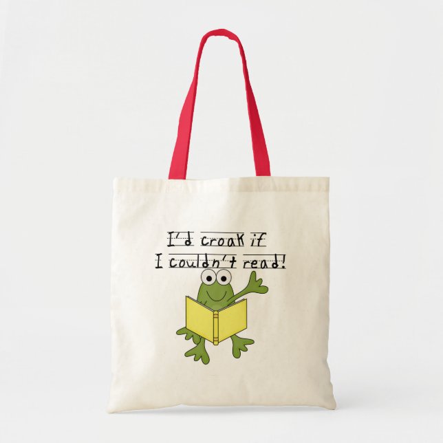 Frosch-Krächzen, wenn ich T-Shirts und Geschenke Tragetasche (Vorne)