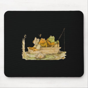 Frosch Kröte Angelsport Vintage Clic Buch Frosch Mousepad