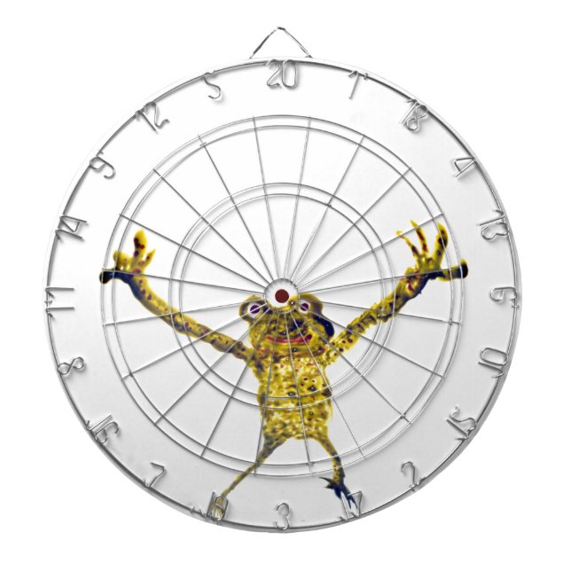 Frosch Leaping Funny Animal Dartscheibe (vorne)