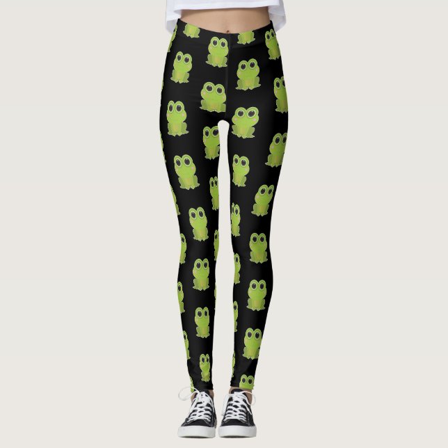 Frosch Leggings (Vorderseite)