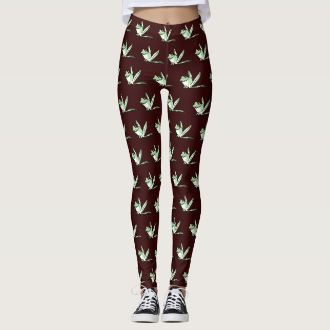 Frosch Leggings (Vorderseite)