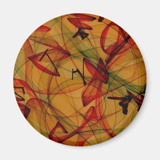 Frosch Legs - Abstrakte Kunst Magnet