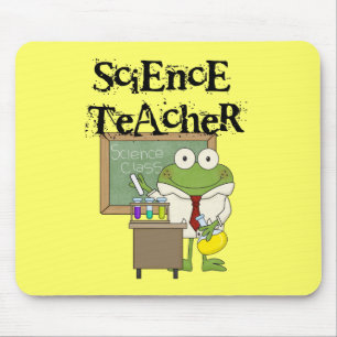 Frosch-Lehrer für Wissenschaft Mousepad