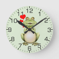 Frosch-Liebe, die Grün zeichnet