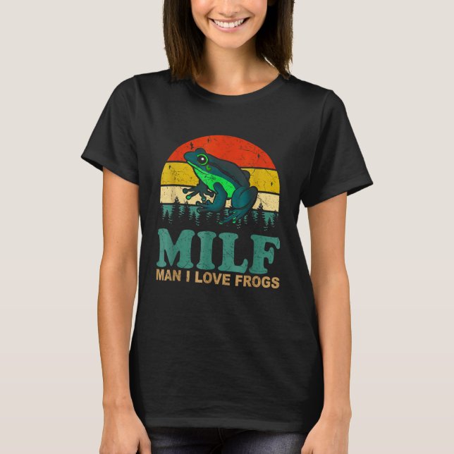 Frosch Liebe Funny T-Shirt (Vorderseite)