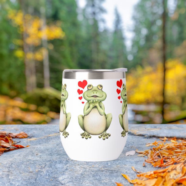 Frosch-Liebe Zeichnend (Außenbereich)