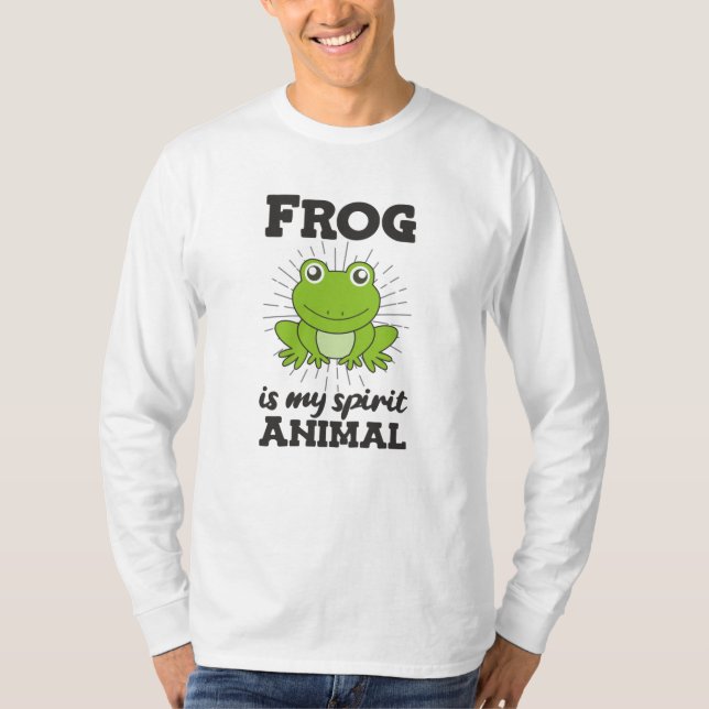 Frosch liebt süße Tiere für Kinderfrösche T-Shirt (Vorderseite)