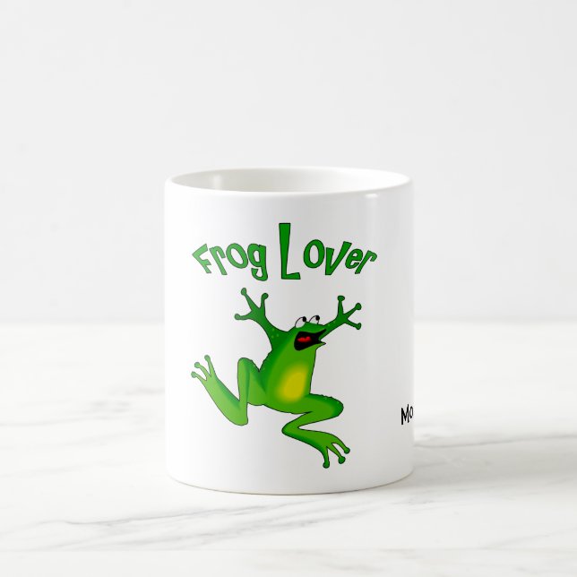 Frosch-Lover-Tasse - Text hinzufügen Verwandlungstasse (Mittel)