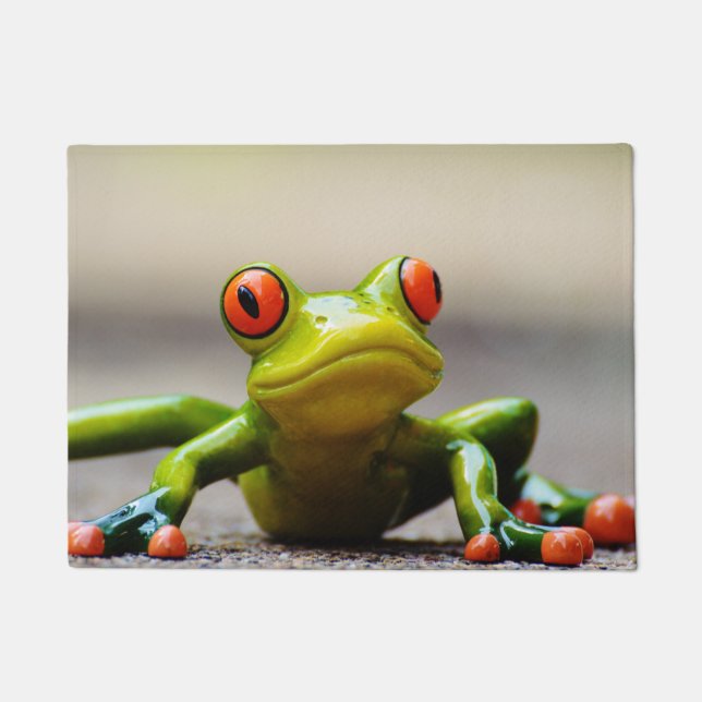 Frosch-Makro Fußmatte (Vorderseite)