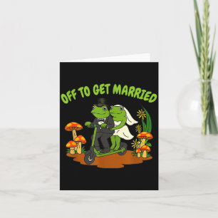 Frosch Meme Hochzeit Junggesellinnenabschied geht Karte