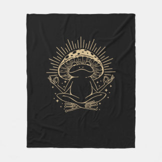 Frosch & Minimalismus Cottage Ästhetik Goblincore Fleecedecke