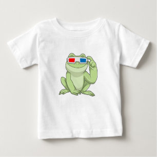 Frosch mit Brille Baby T-shirt