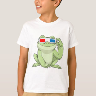 Frosch mit Brille T-Shirt
