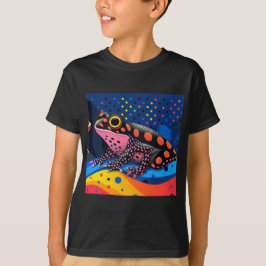 Frosch mit bunten Flecken T-Shirt