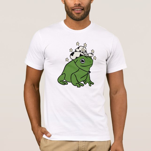 Frosch mit einem Cowboy-Hut  T-Shirt (Vorderseite)