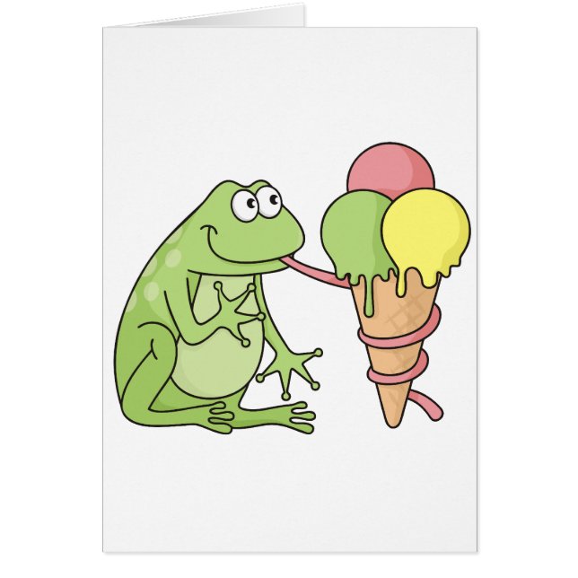 Frosch mit Eiscreme (Vorne)