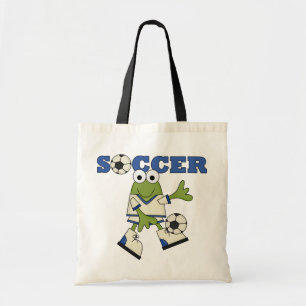 Frosch mit Fußball-Ball-T - Shirts und Geschenken Tragetasche