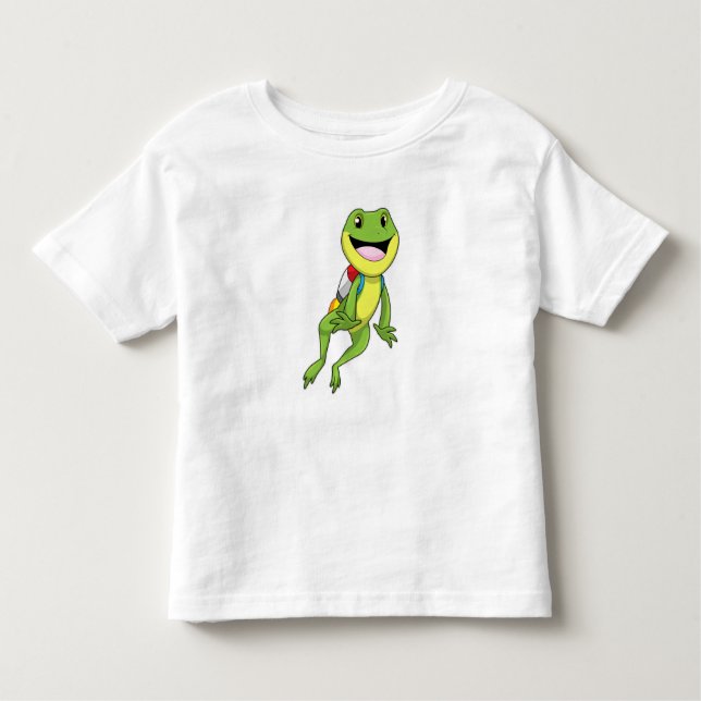 Frosch mit Jetpack Kleinkind T-shirt (Vorderseite)