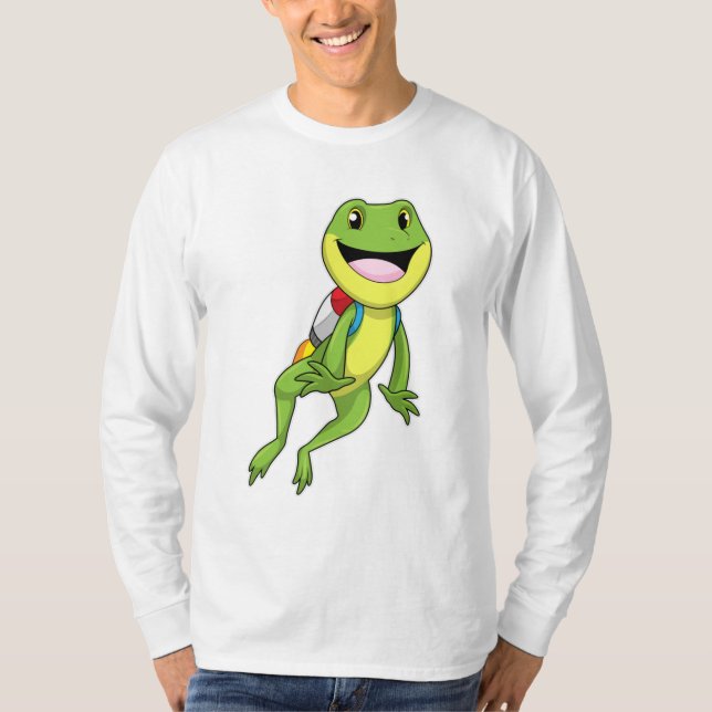 Frosch mit Jetpack T-Shirt (Vorderseite)